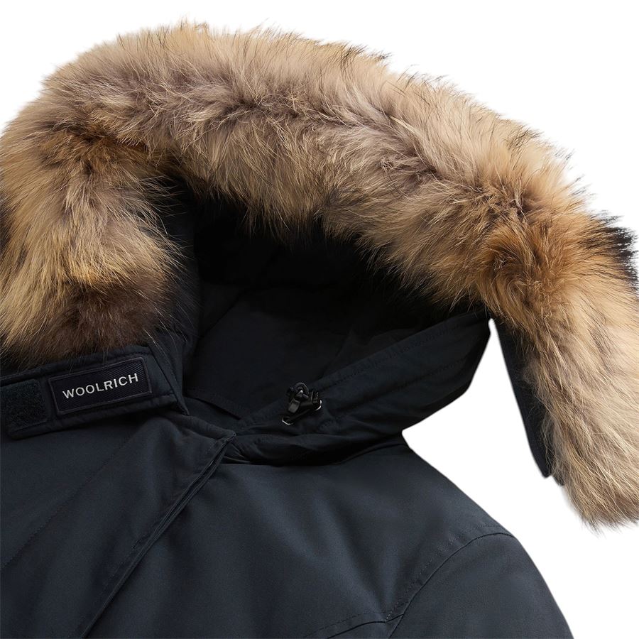 Arctic Parka in Ramar Cloth con pelliccia removibile Woolrich | CFWWOU0538DKN